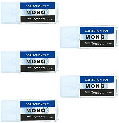 Tombow Mono Ergo N Correction Tape Refill Cartridges - 0.2 Inch (5mm) Width, 5-Pack - View #4