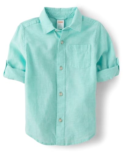 Gymboree and Toddler Long Sleeve Button Up Shirts Sea Kiss 6