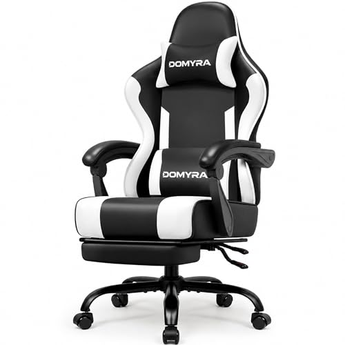 Gaming Chair Gamer Game Ergonomic with Footstool L Review
