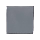 Spencer J's Satin Pocket Squares Handkerchief Boys and Mens (Platinum Silver)