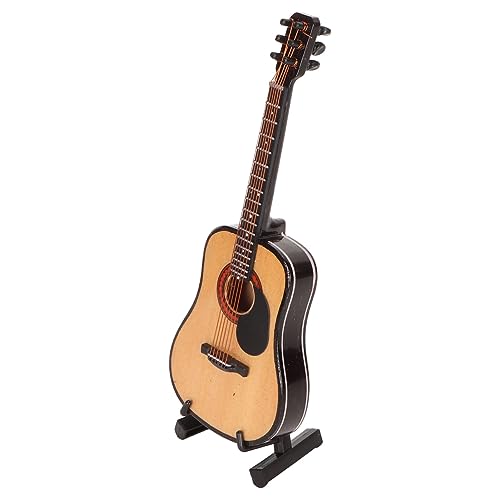 Modèle de Guitare Miniature en Bois, Mini Instrument de Musique à Surface Enduite, Haute Simulation, Respectueux de l’environnement avec Support et étui pour la Maison - Les Beatles, Paul McCartney, John Lennon, RIngo Starr, George Harrison Modèle de Guitare Miniature en Bois, Mini Instrument de Musique à Surface Enduite, Haute Simulation, Respectueux de l'environnement avec Support et étui pour la Maison – Image 6