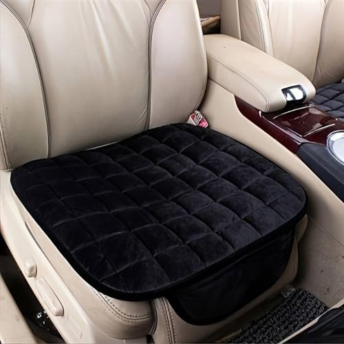 Image of Foam Car Seat Cushion Cover, Convertible Back Seat Extender & Travel Bed, Quilted Padded Seat Protector, Universal Fit for Most Cars, Non-Slip Seat Cushion (1Pcs Black Cover)