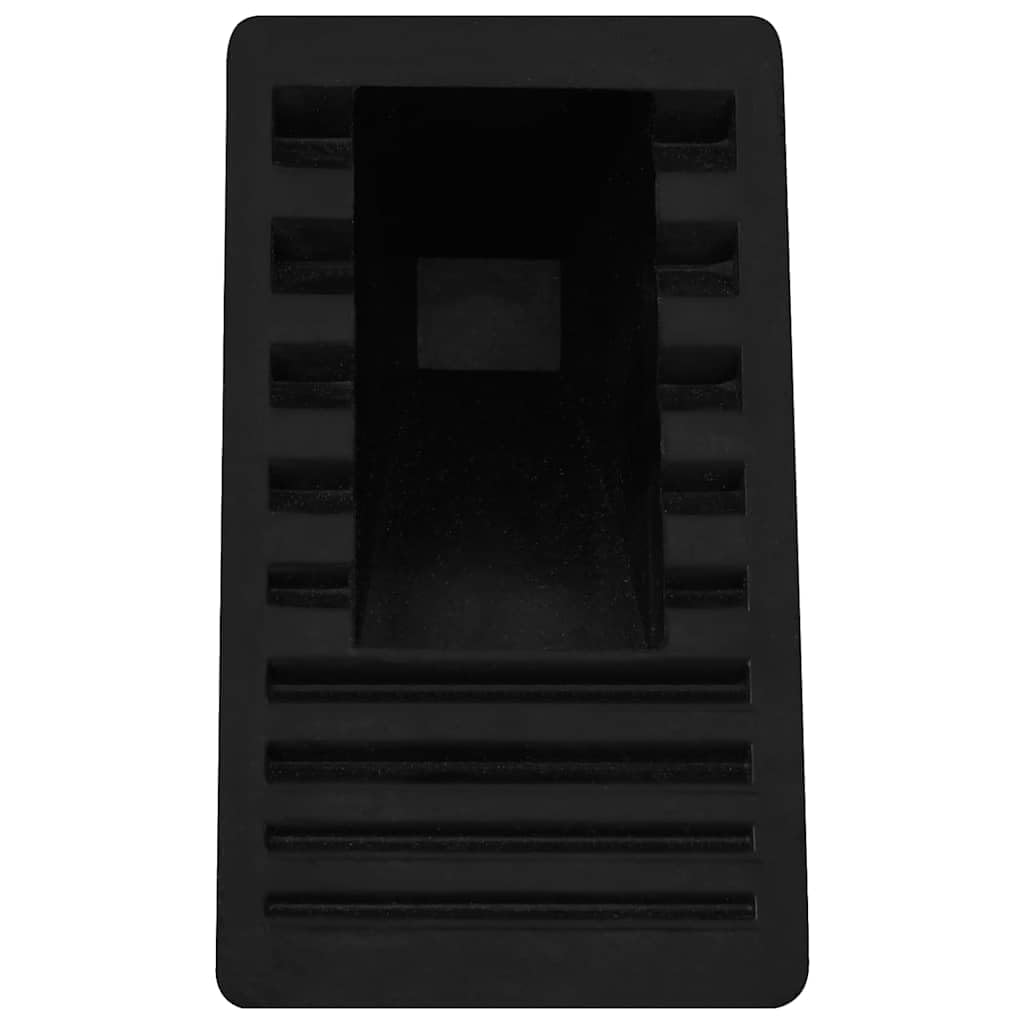 Gummiradkeile Set 4 Stk. 16 x 9 x 9 cm Unterlegkeile für Auto Transporter Lkw Pkw zur Ladungssicherung und Wegrollschutz