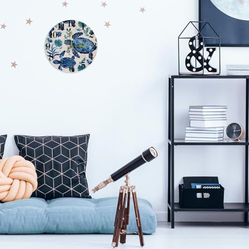 Horloge murale ronde fonctionne à piles avec mécanisme quartz silencieux sans bruit - 4