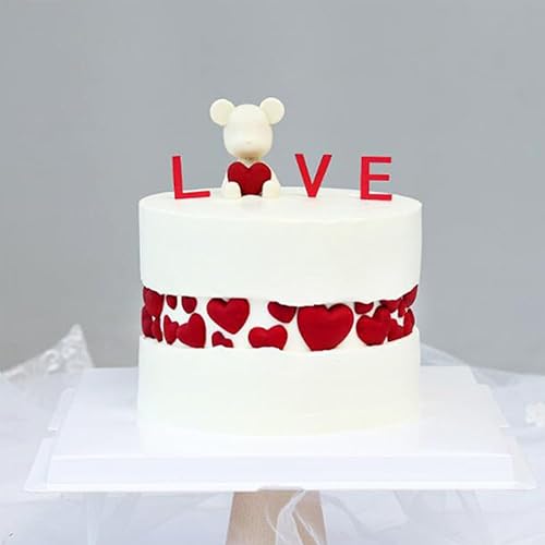 Miniatura 5 de Heogacinlia Moldes de silicona con forma de corazón, 3 piezas de moldes de silicona de tamaño mixto, diferentes tamaños, molde de chocolate con