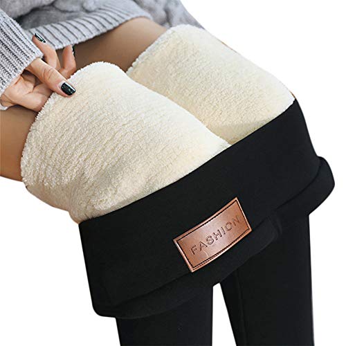 Leggings thermiques pour femme - Taille haute - Doublure polaire chaude et élastique - Pour l'hiver Cover