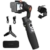 hohem iSteady Pro 4 3-Axis Gimbal Stabilizer for GoPro 13/12/11/10/9/8/7/6/5, for Osmo Action and Other Action Cameras, Support Bluetooth & Cable Control, IPX4 Splash Proof with Tripod