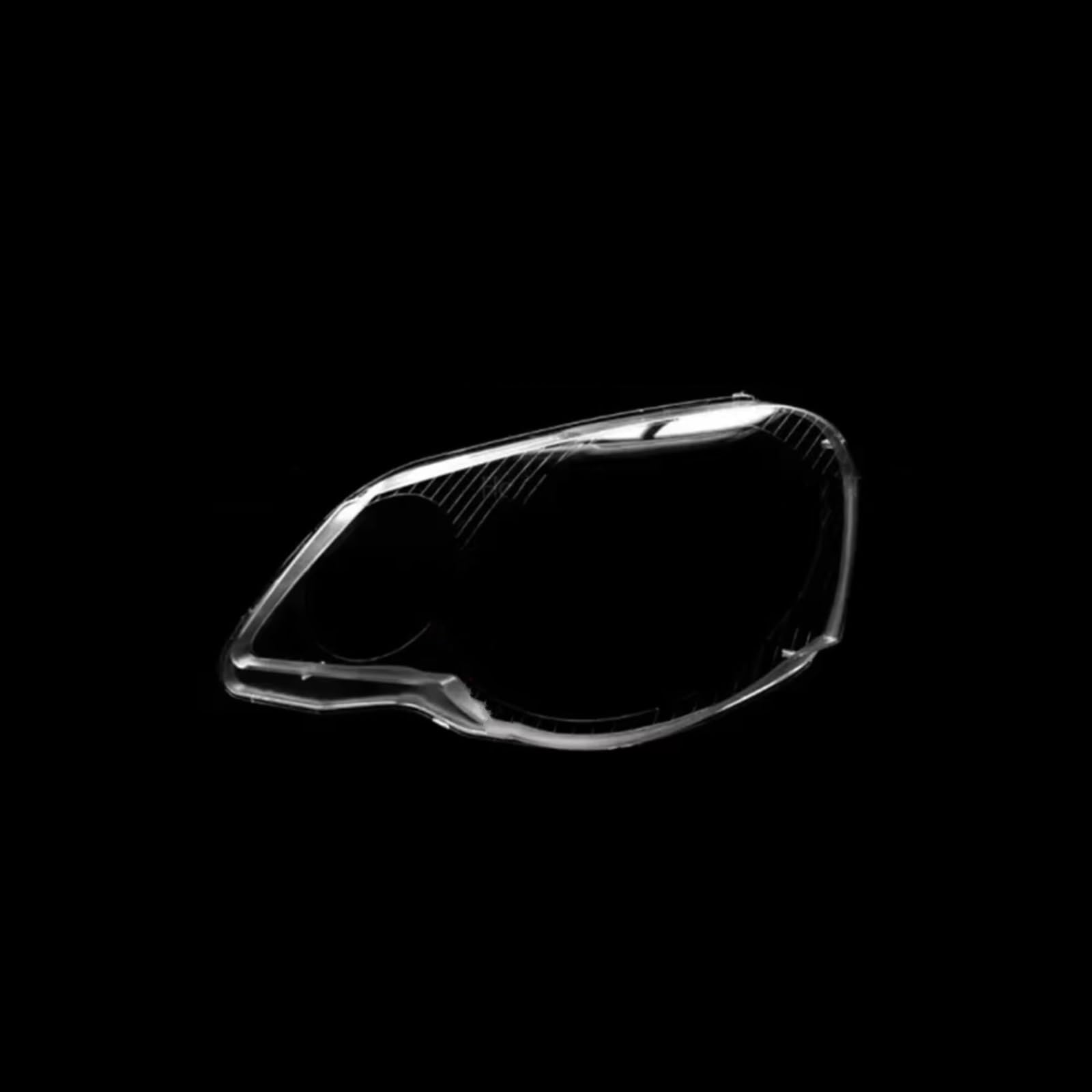 Cache-objectif de phare avant VW Polo MK4 restylée 2006-2010 boîtier verre transparent