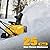 ZEGJAW 20-Inch Corded Snow Blower, 15-AMP Electric Snow Blower with 25ft Throwing Distance, Dual LED Light, 1800 Watt Motor, Walk-Behind Snow Blowers for Walkways and Driveways