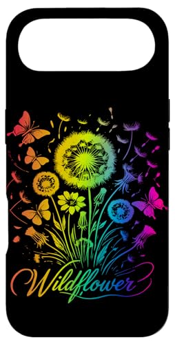 ���̃^���|�|�̖�̉� �^���|�| �~�j�}���X�g Rainbow Dandelion Flower Wildflower �X�}�z�P�[�X iPhone Air �p