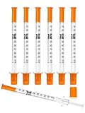 1mL/cc 30G 5/16-Inch 8mm Lab Syringe, Individually Wrapped, Scientific Use, Pack of 20