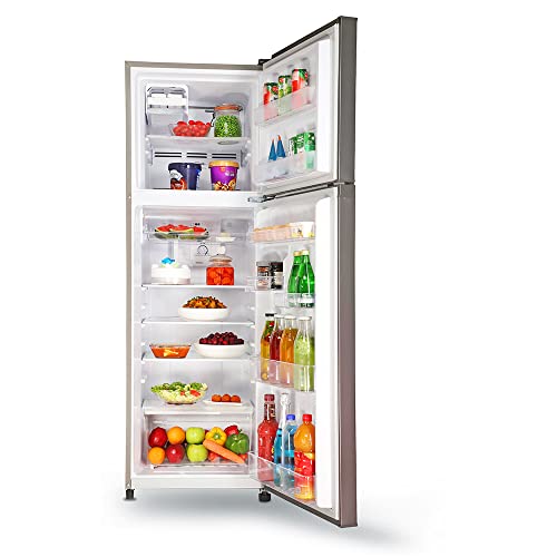 Image of Havells-Lloyd Refrigrator Double Door 276L 2Star InverterDark SteelToughened Glass /2N