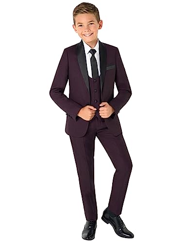 Tuxedos de dîner pour garçon avec revers châle satiné de qualité supérieure