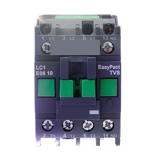Contacteur CA 6A LC1E0610Q5N AC380V évite les surcharges moteur