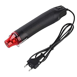 Xrten Pistola de Aire Caliente Profesional 300W Calor Herramientas para DIY, Retráctil PVC, Arcilla, Sello de Goma ect