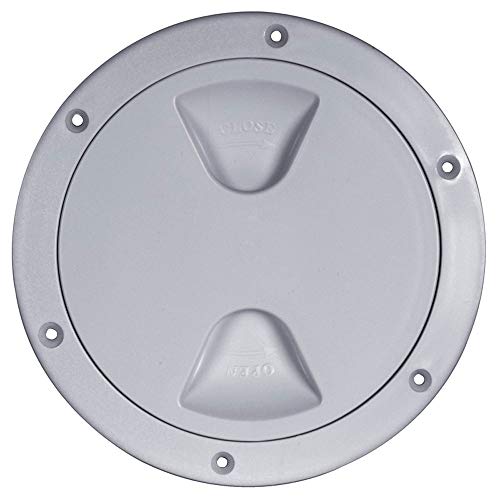 Osculati Inspektionsdeckel grau 102 mm - mit Gewinde und Dichtung