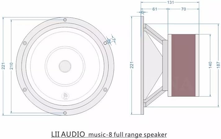 LII Audio Music -8 Full Range Speaker User Manual