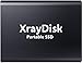 Price comparison product image XrayDisk 2TB External Solid State Drive SSD Type-C USB 3.1 Portable SSD Harddrive 2000GB High Speed for PC Notebook Mac Windows Linux Android Games PS4 Xbox One (2TB, Black)