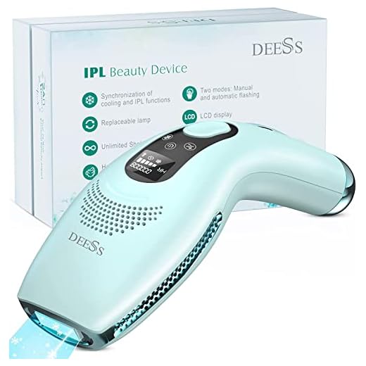 DEESS ICY Cool IPL laser hårborttagningssystem GP590,0,9 s/blixt snabbaste kall kompress IPL hårborttagningsenhet för kvinnor och män hemmabruk, obegränsad blinkning, 3-i-1 kostym.