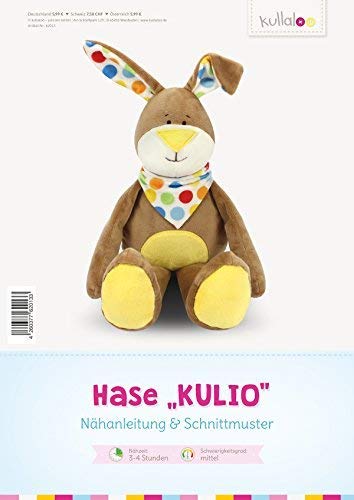 kullaloo - Schnittmuster & Nähanleitung für Kuscheltier Hase Kulio (Deutsch)
