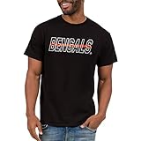 Junk Food Clothing x NFL - Cincinnati Bengals - Championship Drive - Unisex Adult Short Sleeve Fan T-Shirt for Men and Women - Size Small