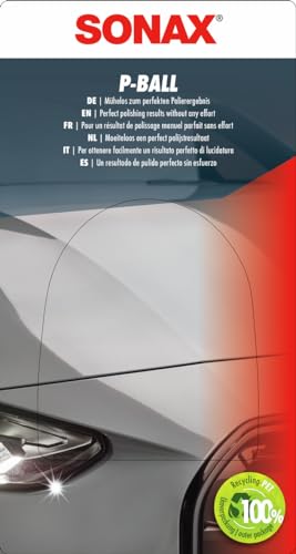 SONAX P-Ball (1 Stück) mühelos und schnell zum perfekten Polierergebnis | Art-Nr. 04173410