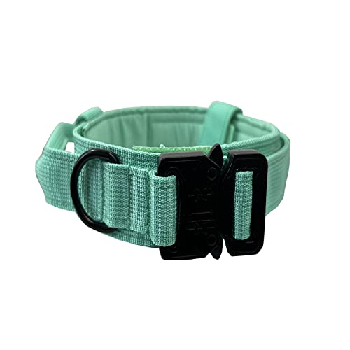 BUYTER Reflective Nylon Tactical Dog Collar Military Adjustable Durable For Large German Shepherd Outdoor Working Training Walking with Leash - Image 3