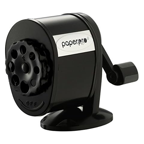 PaperPro"PencilPro School Manual" Pencil Sharpener - Metal Black, MPS1-BLK-EU Cover