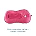 Baby Bath Mat, KAKIBLIN Baby Bathtub Cushion Soft Anti-Slip Bath Pad 0-6 Month Infant Bath Pillow, Pink