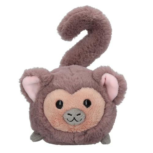Depesche TopModel Juicy 13602 - Peluche de mono con cuerpo redondo, aprox. 12 cm, con cola larga