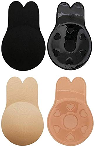 Reusable Adhesive Bra with Breast Lift Tape for Nipple Coverage
