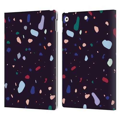 Coque Cuir iPad 10.2 Chic Motif Terrazzo Exclusif par Head Case Designs