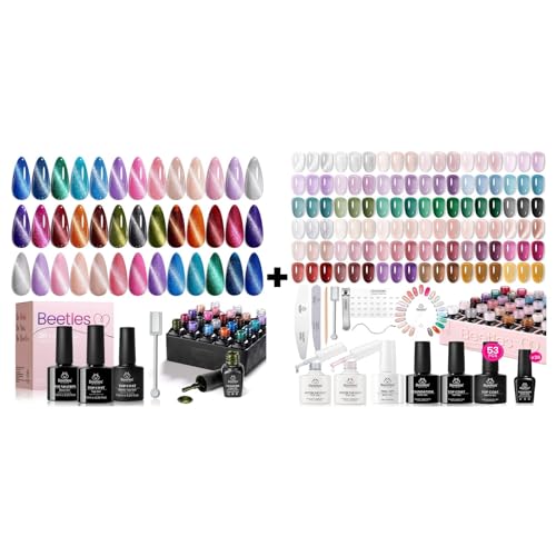Beetles Cat Eye Gel Nail Polish Set - 20 Colors