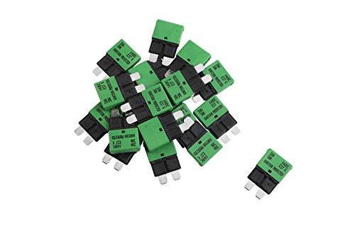 GLOSO E37 Auto (T1) Reset Low Profile ATC/ATO Circuit Breakers - (30A - 20 Pack)