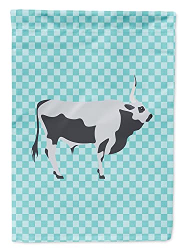 Drapeau de jardin Hungarian Grey Steppe Cow imprimé de qualité supérieure - 2