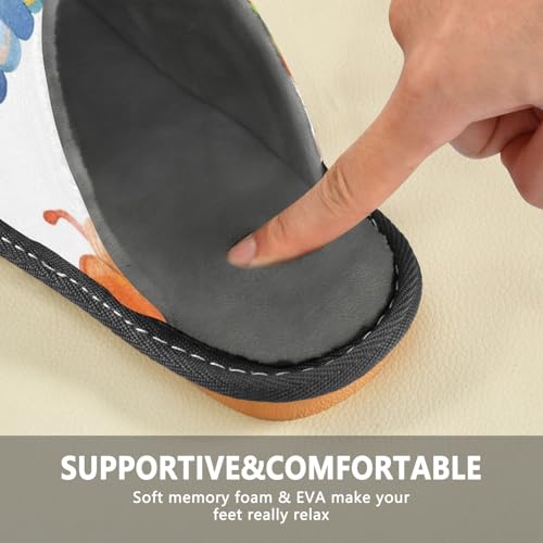 Colorful Caterpillar House Slippers, Non Slip Slippers for Women Men Warm Slippers House Shoes Indoor Outdoor Slippers3