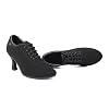 AOQUNFS Women Latin Ballroom Dance Shoes Lace-up Modern Salsa Practice Dance Shoes,Model ZYX305