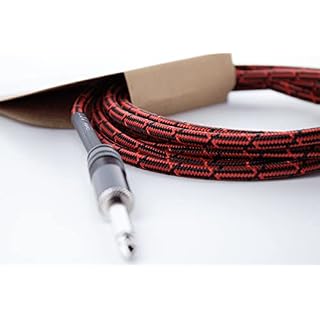 Cordial Câble guitare jack droit/coudé 5 m tweed rouge – Image 7