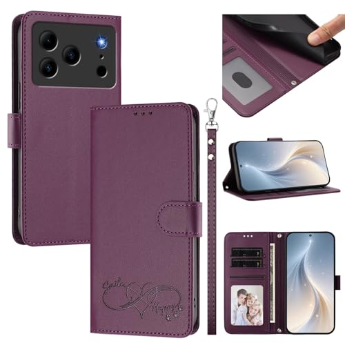�X�}�z�P�[�X �Ή��@�� for Doogee Note 56 (Pro) / Note 56 Plus �X�}�z�P�[�X�y�J�[�h�E�������[�X���b�g�t�� �E�H���b�g�f�U�C�� �t���b�v�X�^���h �����h�~�@�\�zViolet