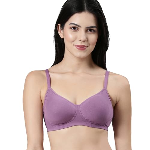 Image of Enamor Innovations Fabcool Encircled Side Support Shaper, Non Padded, Wirefree, High Coverage, Women's Cotton Everyday Bra - A042 (Available in Plus Sizes)