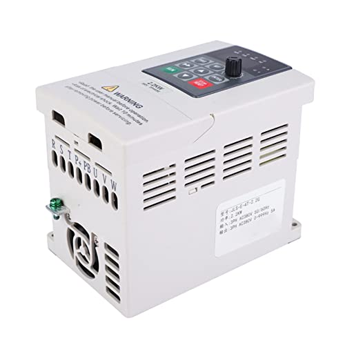 Inverter Gearwell VFD, transmisión de frecuencia variable de 2,2kW 380V para el control de la velocidad del motor con salida de entrada 3 fases, controlador de transmisión de CA,