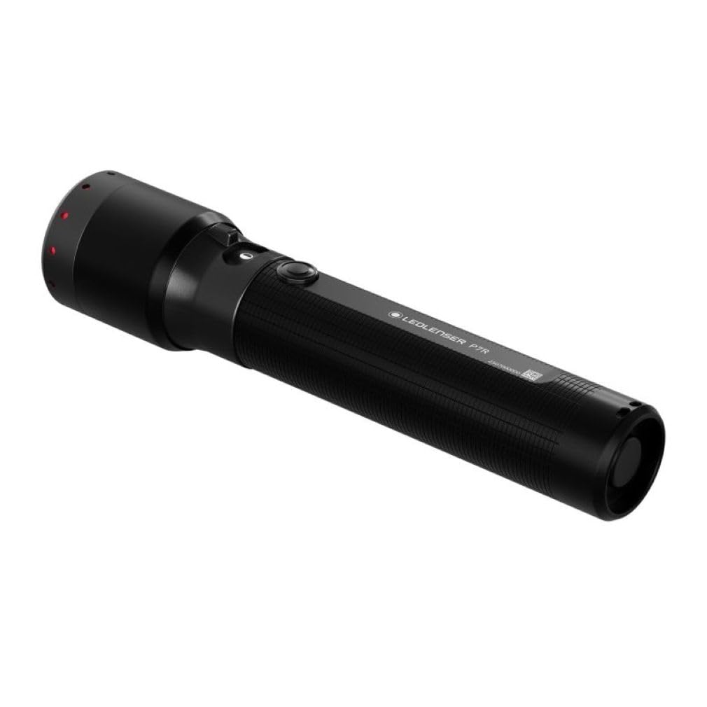 Ledlenser P7R latarka LED, ładowalna, 2000 lm, 320 m, USB-C, IP68, 80 h, 4 tryby - taktyka na wędrówki, awaryjne