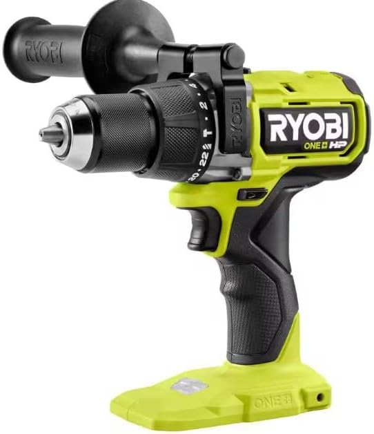 RYOBI ONE+ HP 18V Brushless Cordless 1/2 in. Hammer Drill (Tool Only) (Renewed)