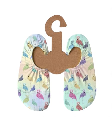 Slipstop Zapatos de playa para niños, antideslizantes, protección solar UPF 50+, Flamenco, 27/29 EU