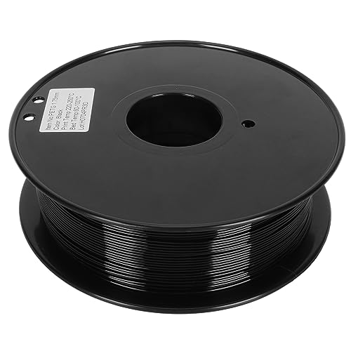 Ejoyous PETG 3D Printer Filament 1.75mm, 0.02mm Accuracy 1KG Spool (Black)