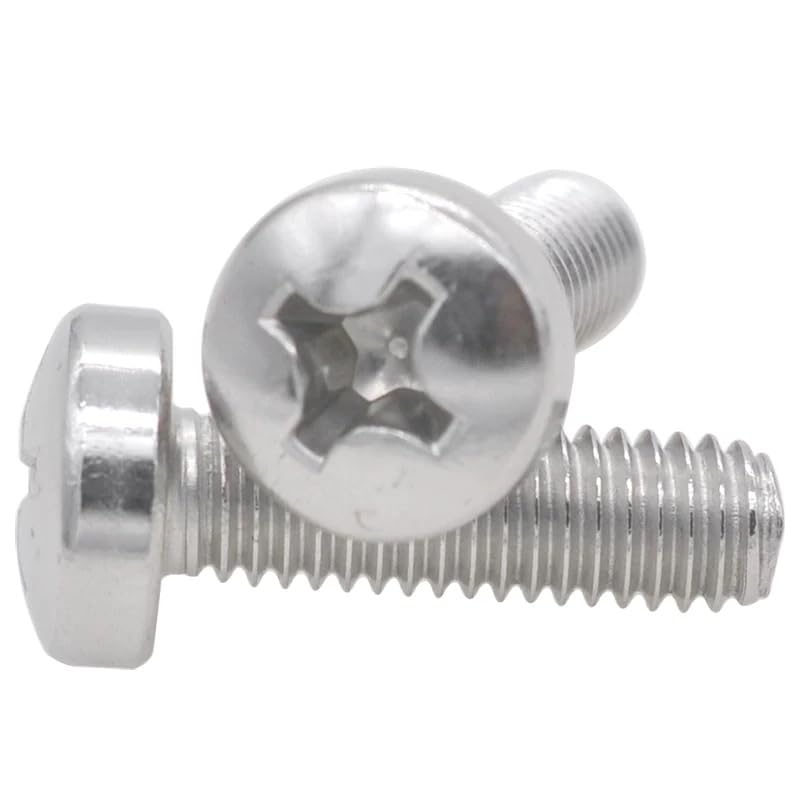Tornillo de cabeza cilíndrica Phillips de acero inoxidable ss304 tipo h m2 m3 m4 m5 m6 (500,M4 x 16 mm)