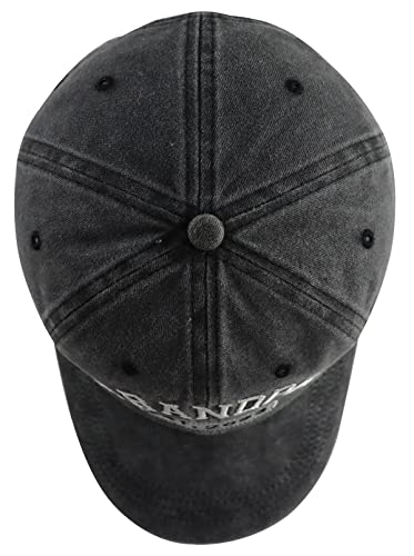 Image of New Grandpa Gifts for Men, Funny Grandpa Est 2025 Hat, Adjustable 3D Embroidered Best Grandfather Gift Baseball Cap