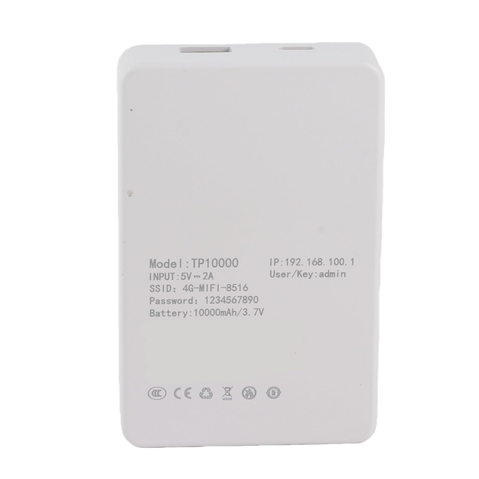 Hotspot WiFi Mobile débloqué Routeur 4G LTE Routeur Modem WiFi Portable 300 Mbps avec Prise en de 10 Appareils et Emplacement pour Carte SIM Hotspot WiFi Mobile 4G