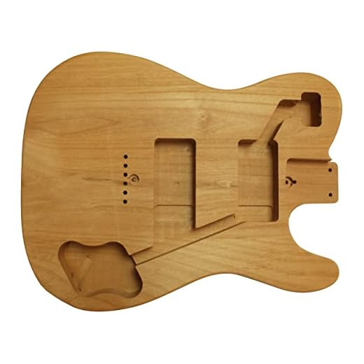 Cuerpo Telecaster Deluxe de aliso crudo sin lijar