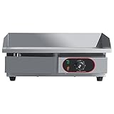 Zerone Plancha eléctrica, Plancha eléctrica Comercial, Acero Inoxidable Contador ior Parrilla Plancha Plancha Plancha Comercial Placa Cocina Parrilla de Placa Comercial